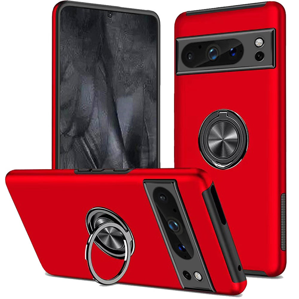Étui hybride magnétique avec anneau invisible pour Google Pixel 8A Étui hybride magnétique avec anneau invisible pour Google Pixel 8A